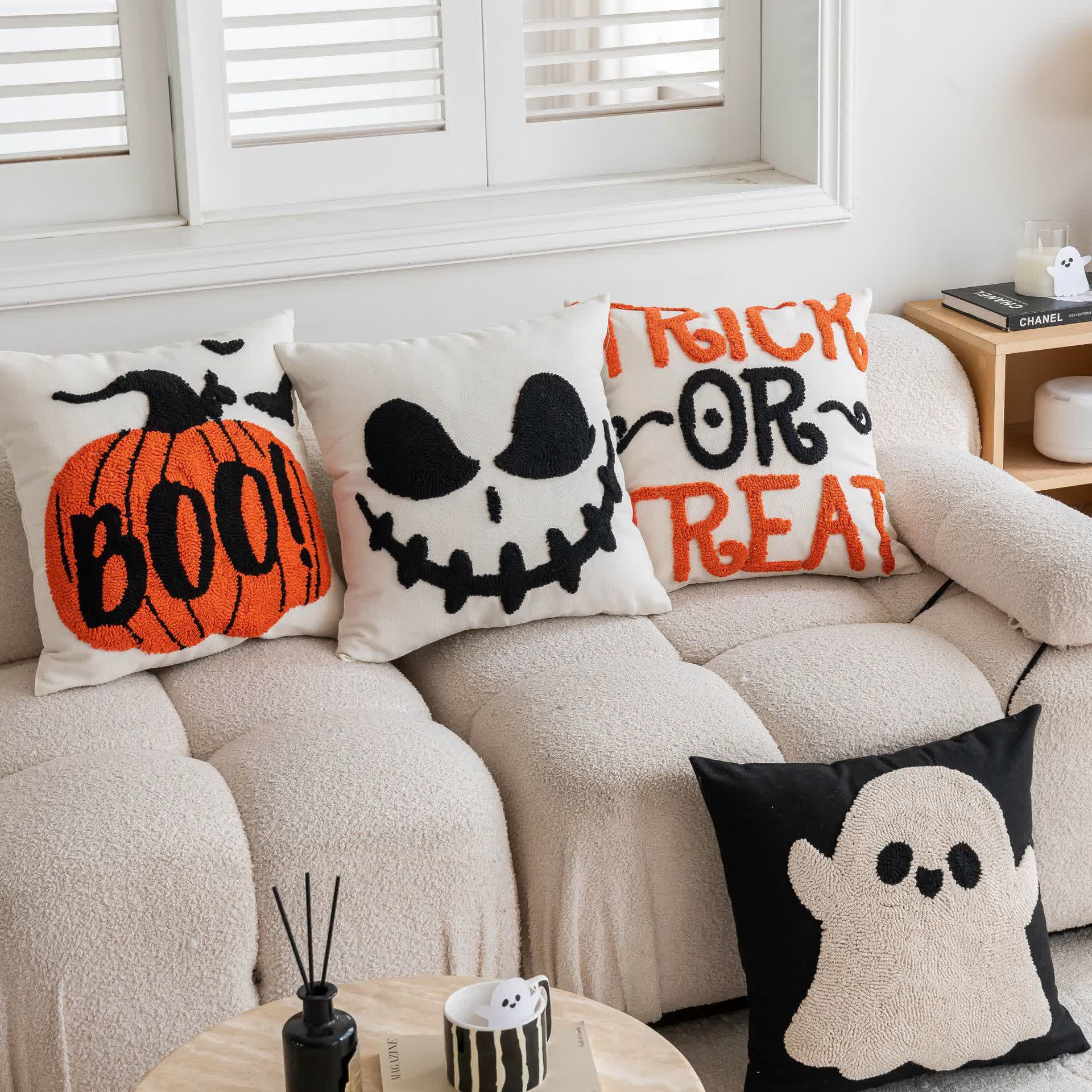 Halloween 2022❌Trick or Treat Novogratz Pillow & Nicole sale Miller Throw❌Set of 3‼️