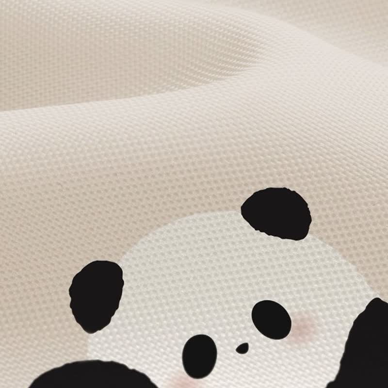 Chinese Cute Panda Waterproof Shower Curtain