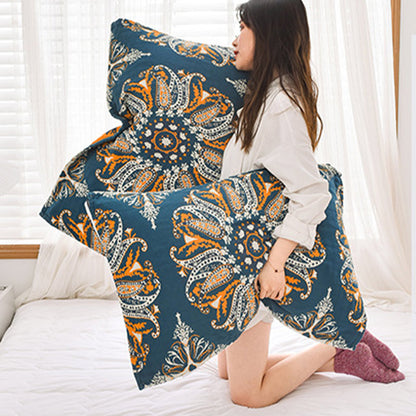 Bohemian Cotton Flower Pillow Towel (2PCS)