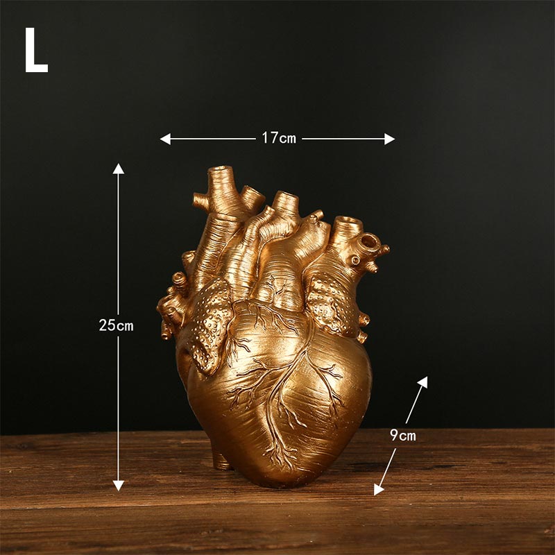 The Size of Artificial Heart Shape Flower Vase