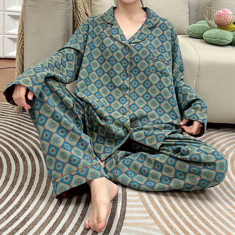  STJDM Nightgown,Plus Size 5XL Cotton Pajamas Sets