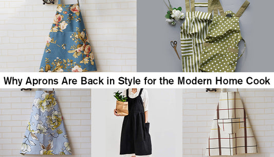 Why Aprons Are Back in Style for the Modern Home Cook