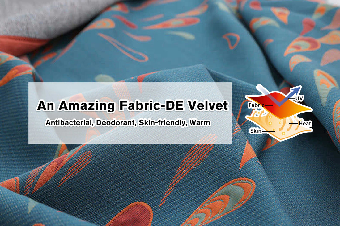 DE Velvet & Thermal Insulation Fabric - Antibacterial, Deodorant, Skin-friendly, Warm