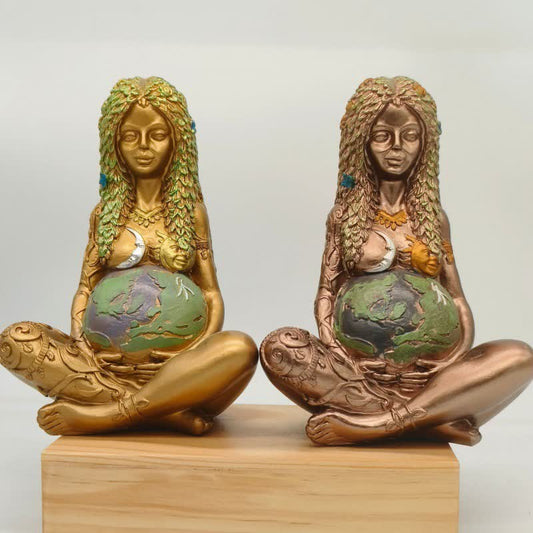 Resin Goddess Gaia Decorative Ornament