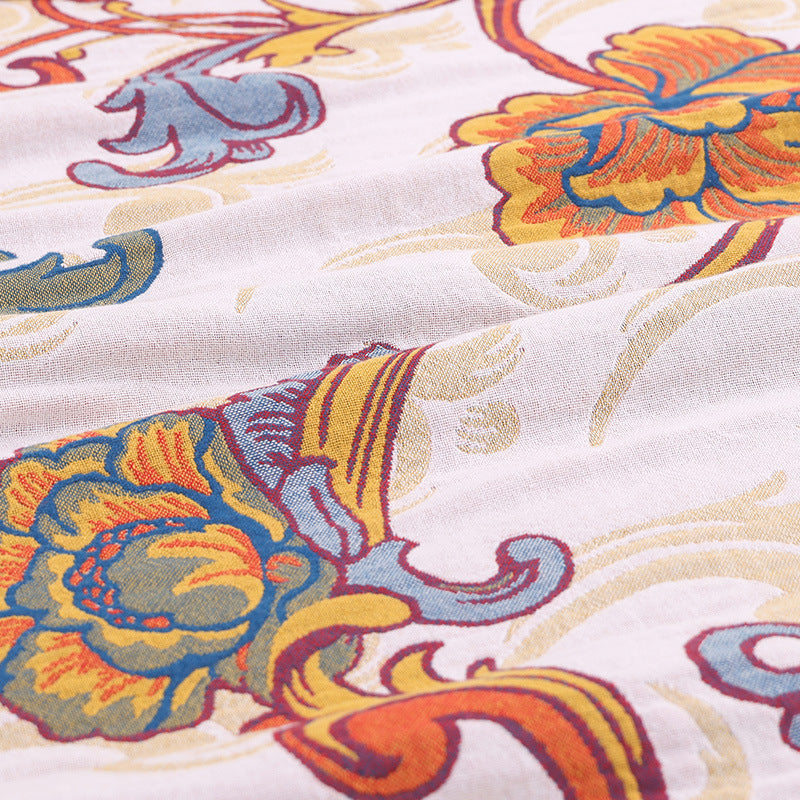 Pastoral Peony Pure Cotton Breathable Quilt