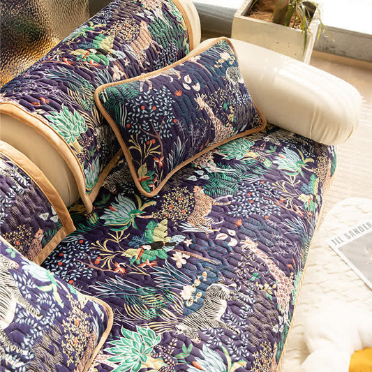 Natural Style Chenille Decorative Sofa Cover