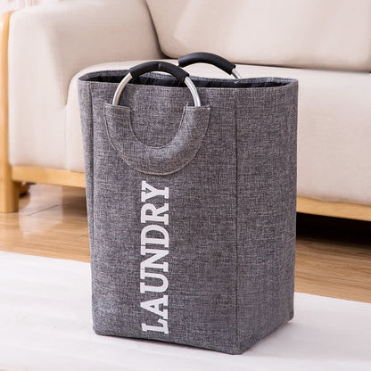 Simple Style Foldable Laundry Basket