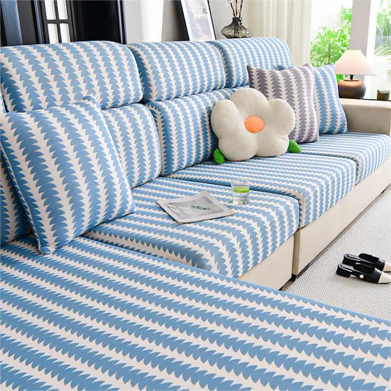 Sectional Geometric Semicircle Couch Cover