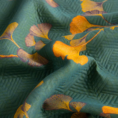 Luxurious Cotton Gauze Ginkgo Leaf Quilt