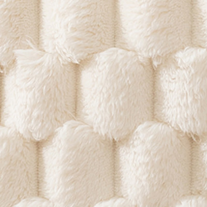 Jacquard Snowflake Velvet Fluffy Decorative Pillowcase