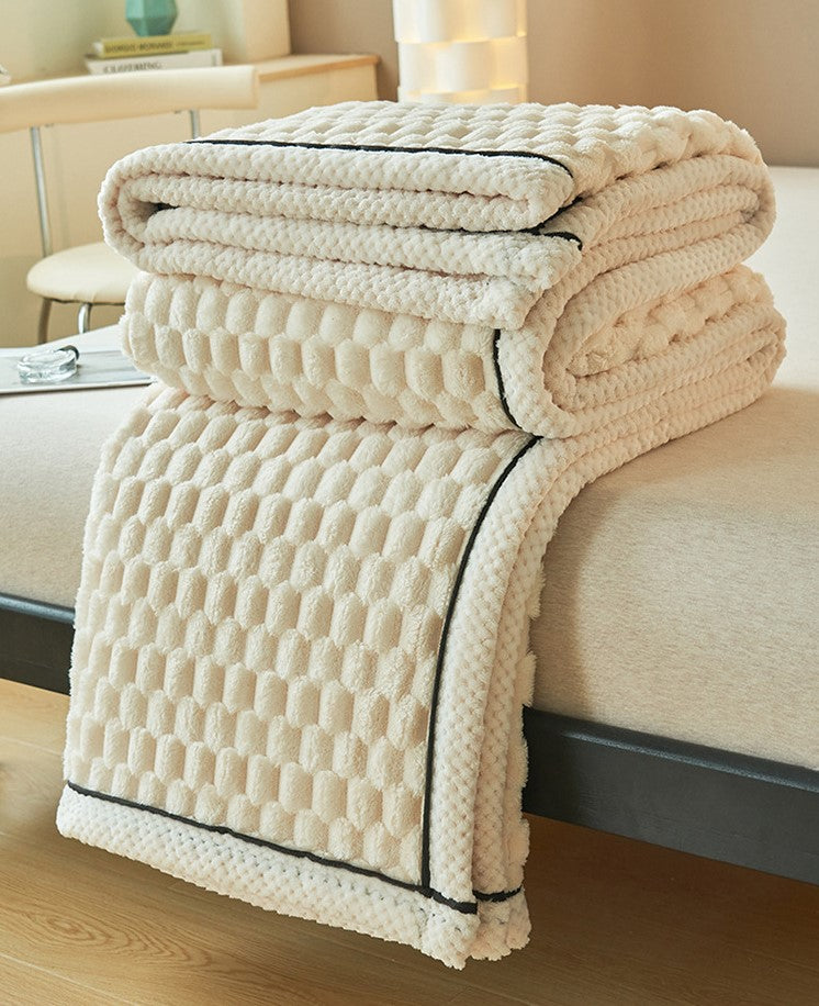 Thick Fleece Winter Quilt Core Blanket – ownkoti