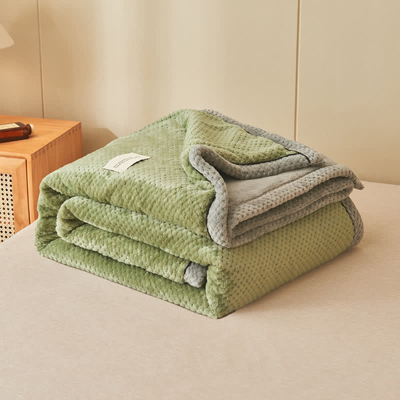 Solid Color Soft Fleece Blanket