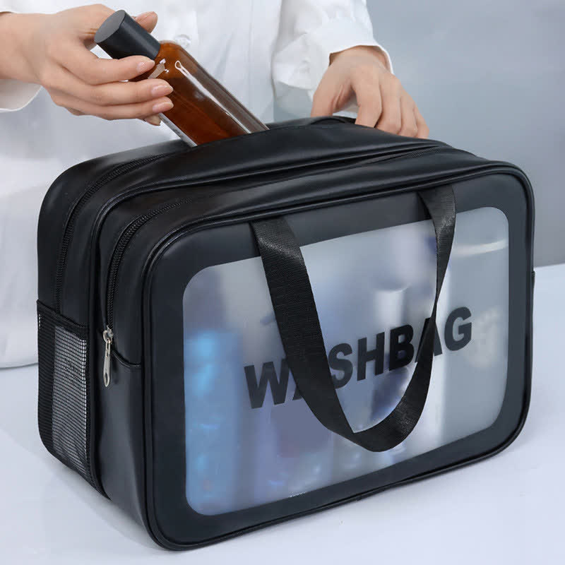Simple Style Transparent Portable Travel Bag