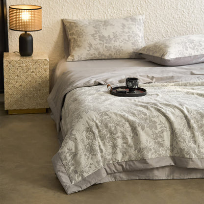 Summer Cotton Gauze Rustic Floral Bedding