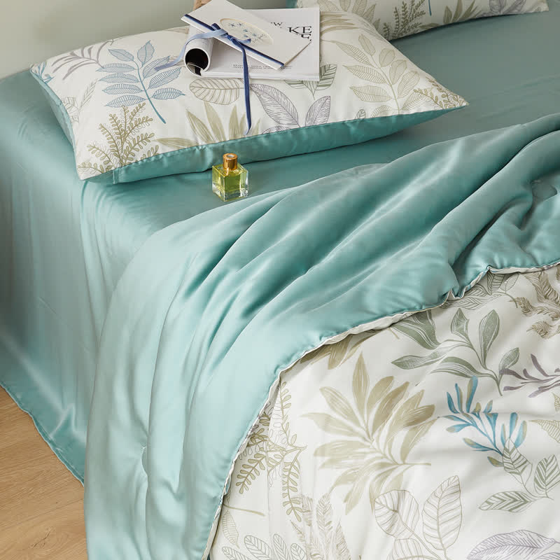 Luxurious Leaf Lyocell Fiber Summer Bedding