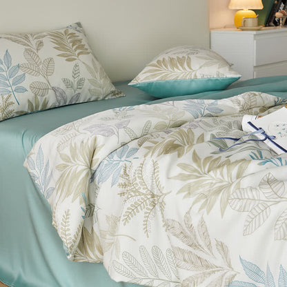 Luxurious Leaf Lyocell Fiber Summer Bedding