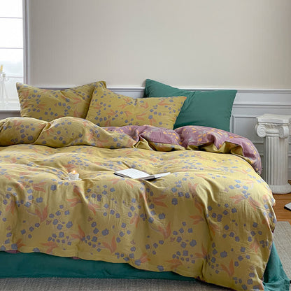 Pure Cotton Rural Campanula  Bedding Set