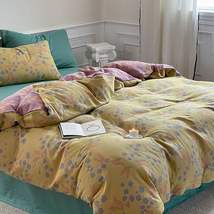 Pure Cotton Rural Campanula  Bedding Set