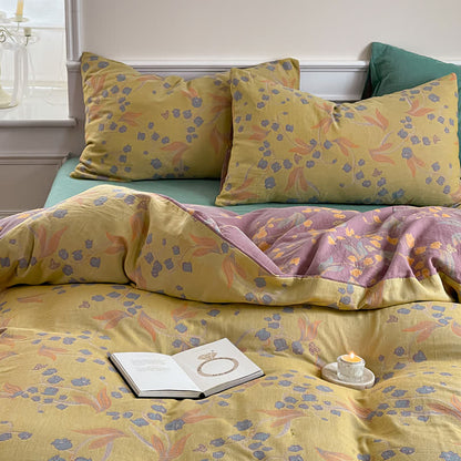 Pure Cotton Rural Campanula  Bedding Set