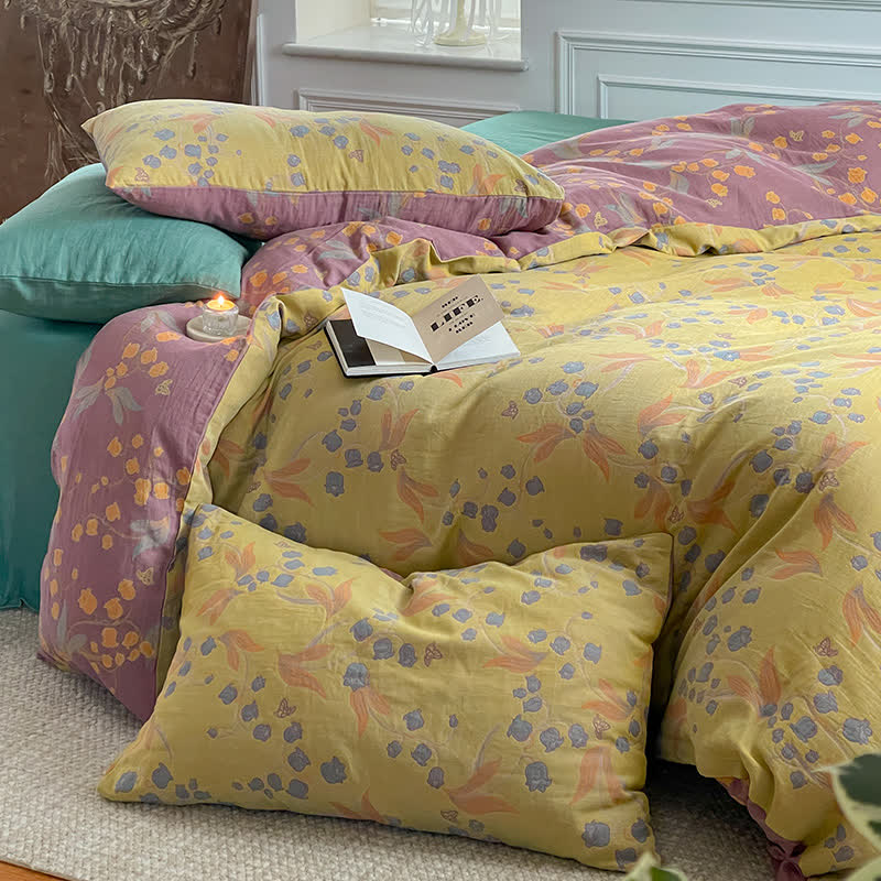 Pure Cotton Rural Campanula  Bedding Set