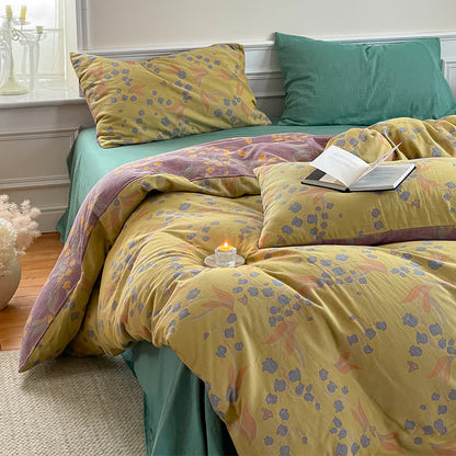 Pure Cotton Rural Campanula  Bedding Set