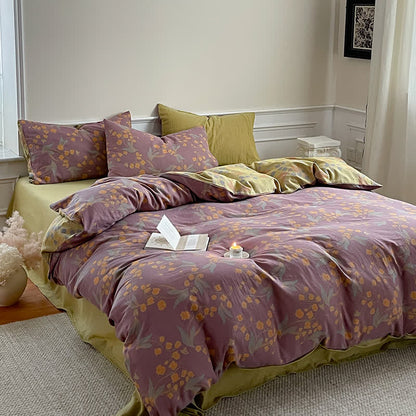 Pure Cotton Rural Campanula  Bedding Set