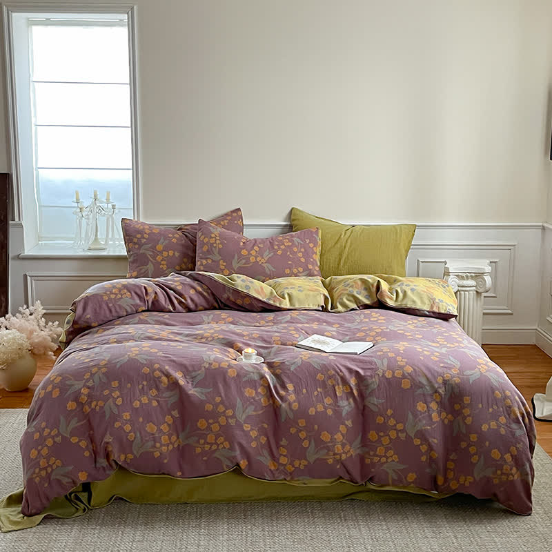 Pure Cotton Rural Campanula  Bedding Set