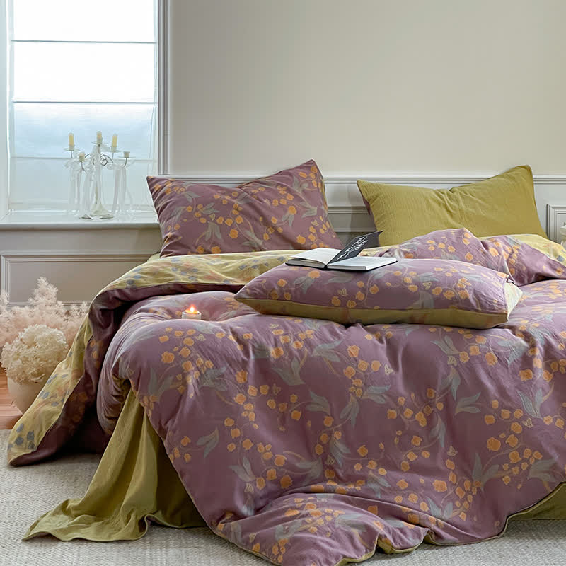 Pure Cotton Rural Campanula  Bedding Set