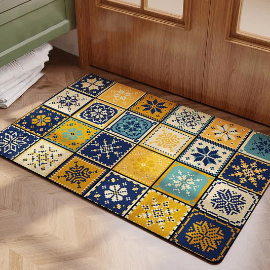 Anti-slip Luxurious Retro Bath Mat