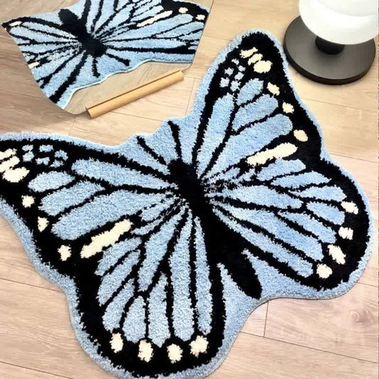 Elegant Butterfly Shape Water-absorbent Rug