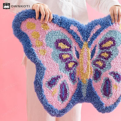 Girly Butterfly Shape Anti-slip Rug