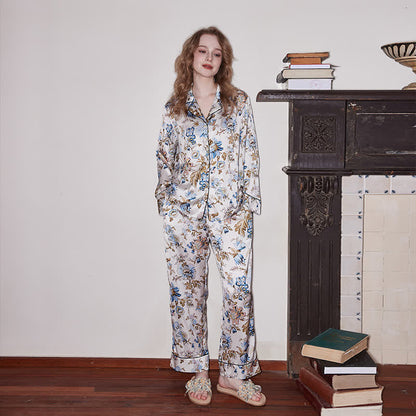 Pastoral Begonia Long-sleeve Pajama Set