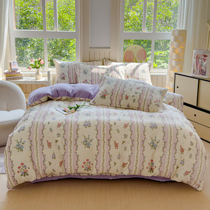 Winter Velvet Pastoral Soft Bedding Set(4PCS)