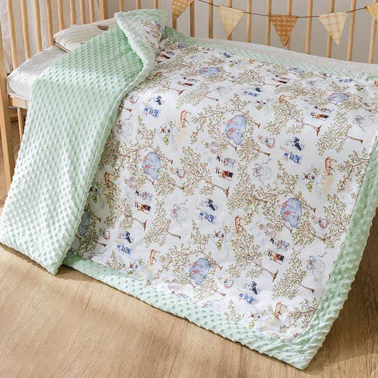 Rural Style Fluffy Cotton Baby Quilt