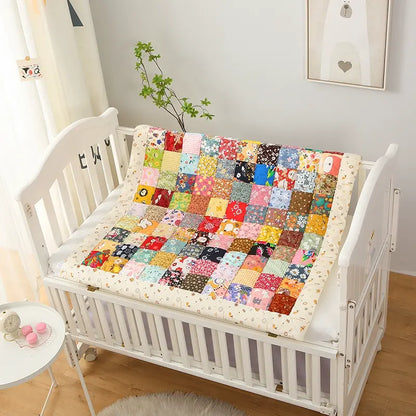 Pure Cotton Splicing Soft Baby Quilt