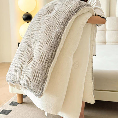 Fluffy Fleece Thick Warm Winter Blanket