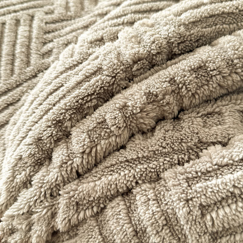 Fluffy Fleece Thick Warm Winter Blanket