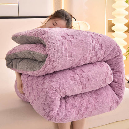 Winter Double Fleece Thick Warm Blanket