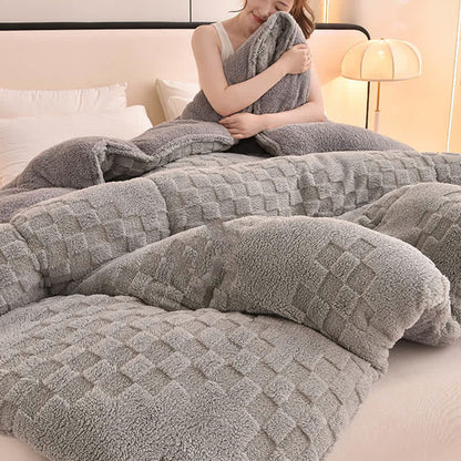 Winter Double Fleece Thick Warm Blanket