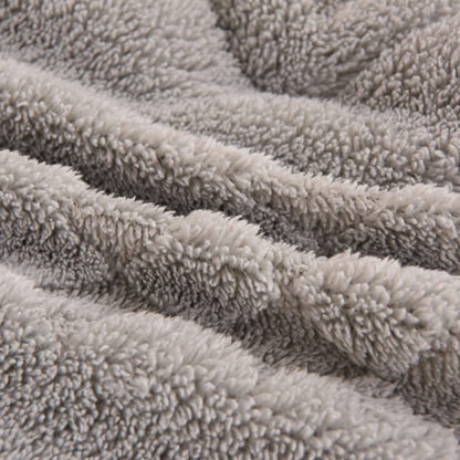 Winter Double Fleece Thick Warm Blanket