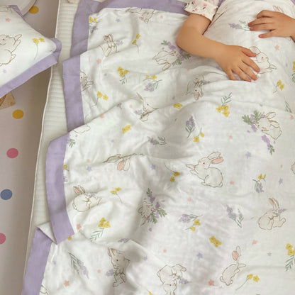 Rural Rabbit Breathable Baby Toddler Quilt