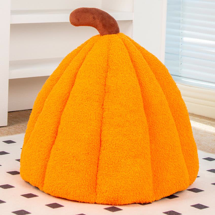 Halloween Pumpkin Soft Pet Bed