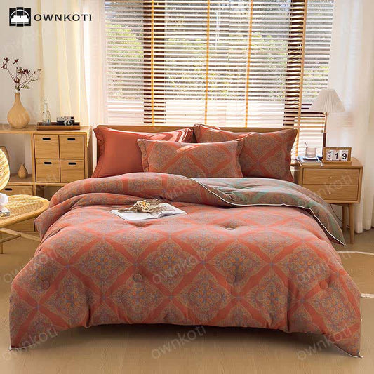 Jacquard Luxurious Cotton Warm Soft Quilt