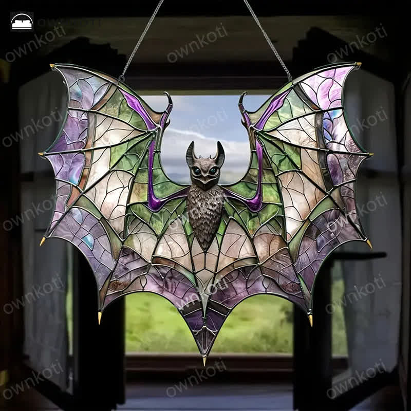 Halloween Acrylic Bat  Window Hanging