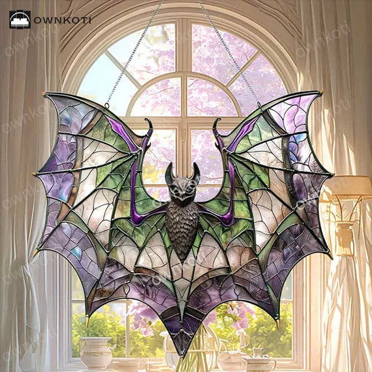 Halloween Acrylic Bat  Window Hanging