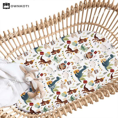 Soft Elastic Moses Basket Bassinet Sheet