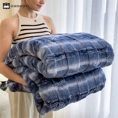 Modern Style Soft Fleece Throw Blanket