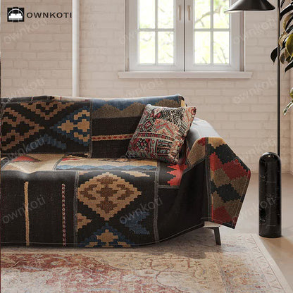 Chic Geometric Multifunctional Couch Cover