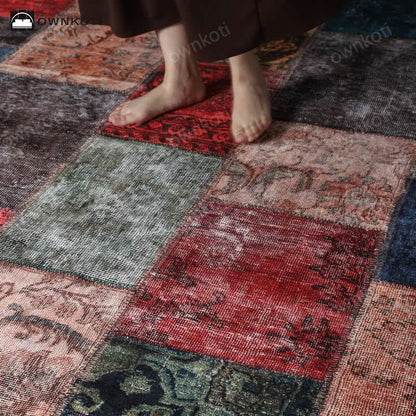 Vintage Patchwork Anti-slip Area Rug