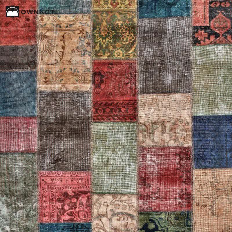 Vintage Patchwork Anti-slip Area Rug